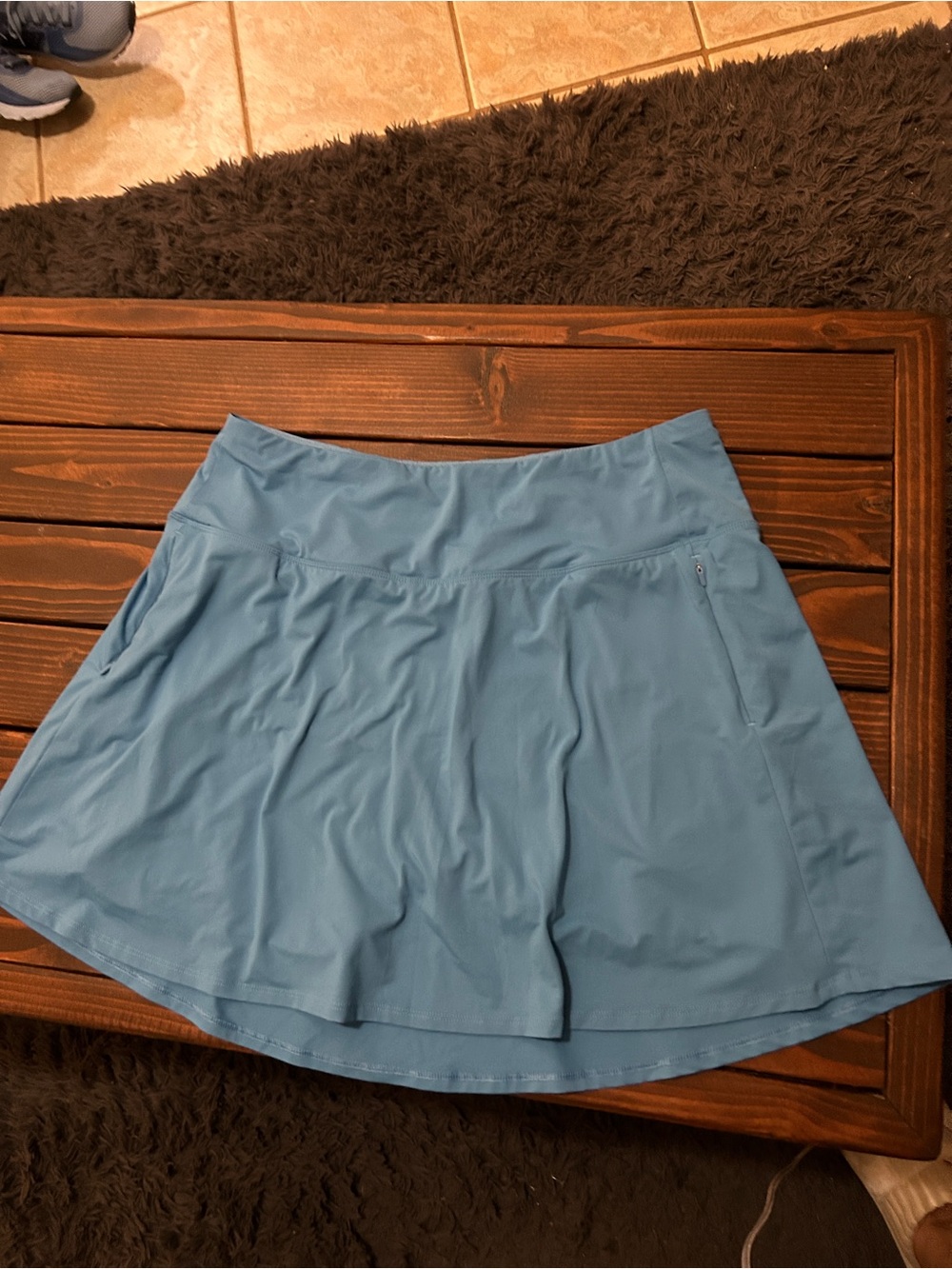 CALIA High Rise Active Skort Dusty Blue Athletic Skort XL- L39
